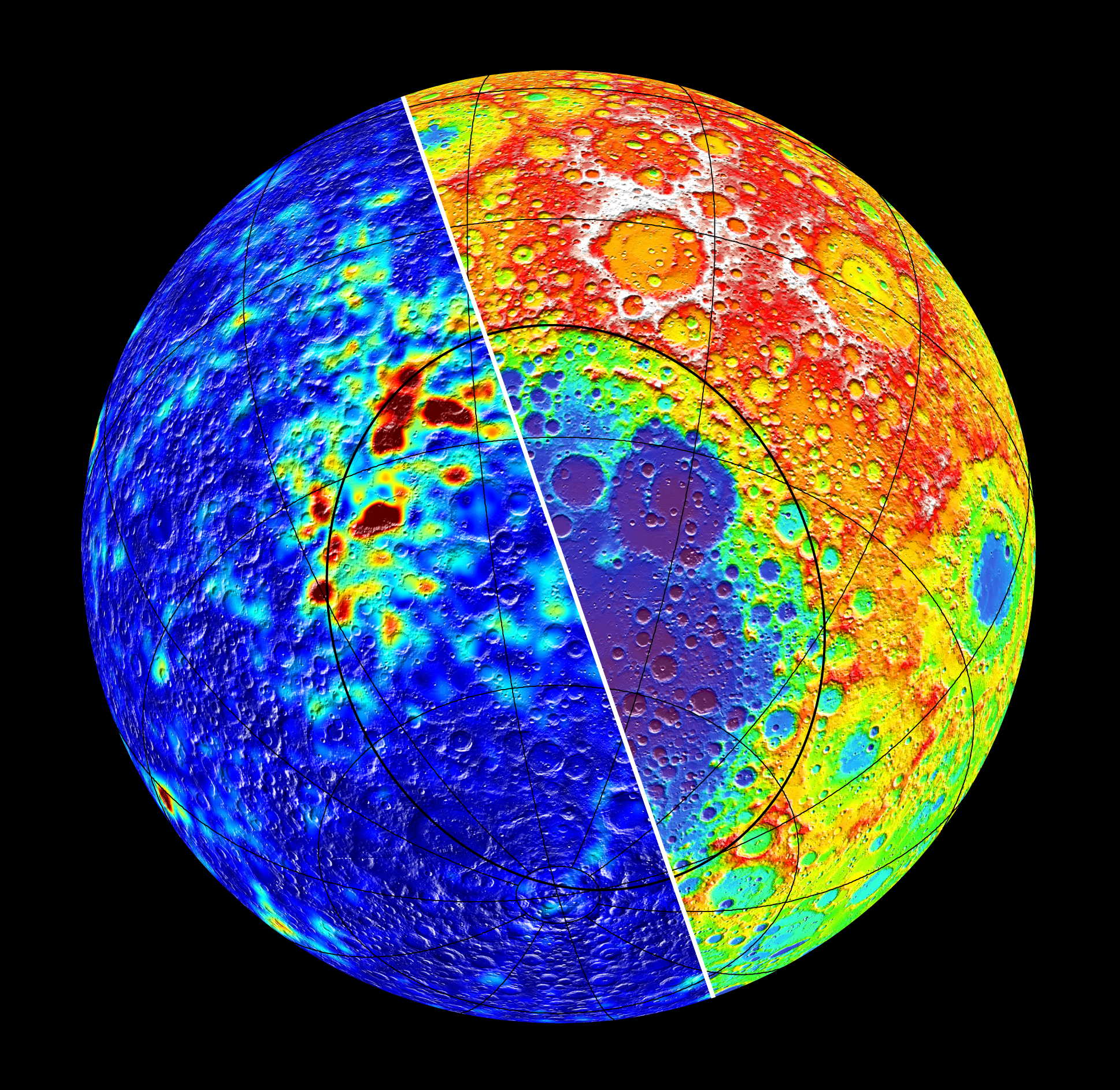 Huge Asteroid Impact Linked to Moon's Magnetic Hotspots